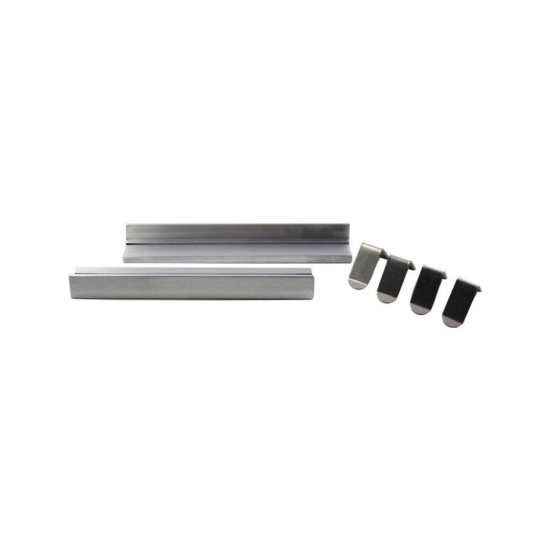 Par mordazas protectoras de metal ligero con resorte 140mmSCANGRIP
