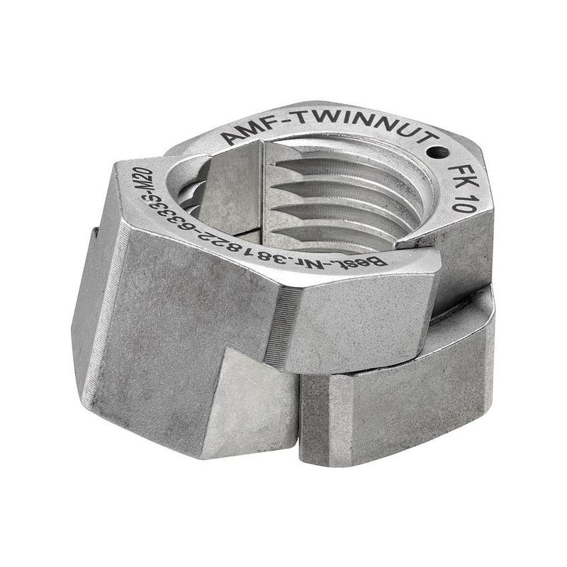 Tuerca TWINNUT sin Garra de aprietecompleta conreborde 6333S-M16 AMF