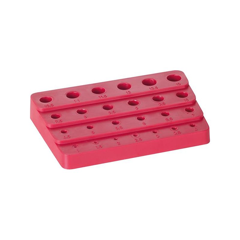 Soporte de plastico vaciocon aumento de 0,1 de 1-5mmFORTIS