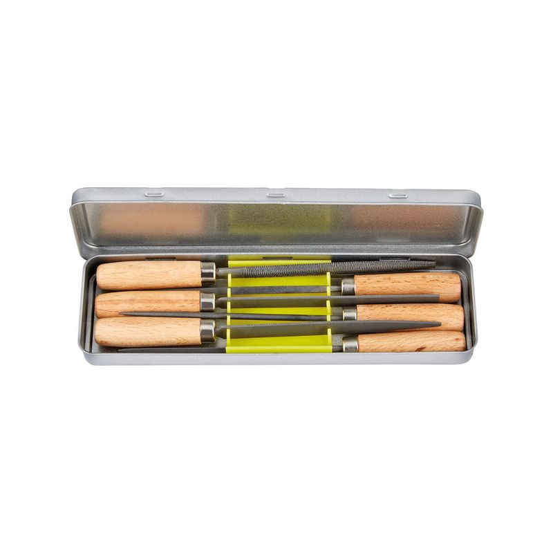 Jgo limas para llaves 100mm picado 2 en cajametalicaFORTIS