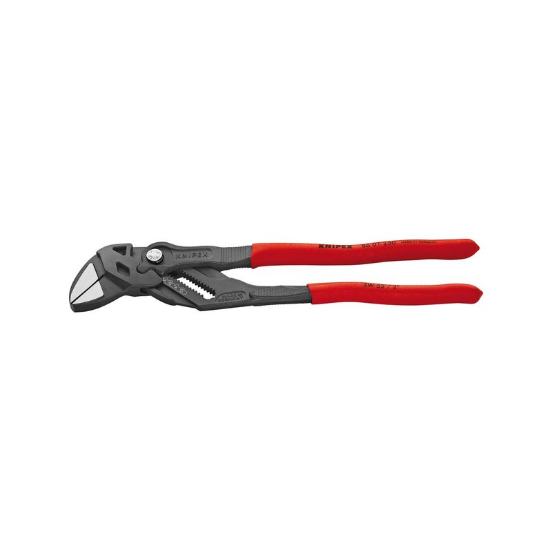 Alicates de ajuste tipo pico de loro negro 250mm con mango de plast. Knipex