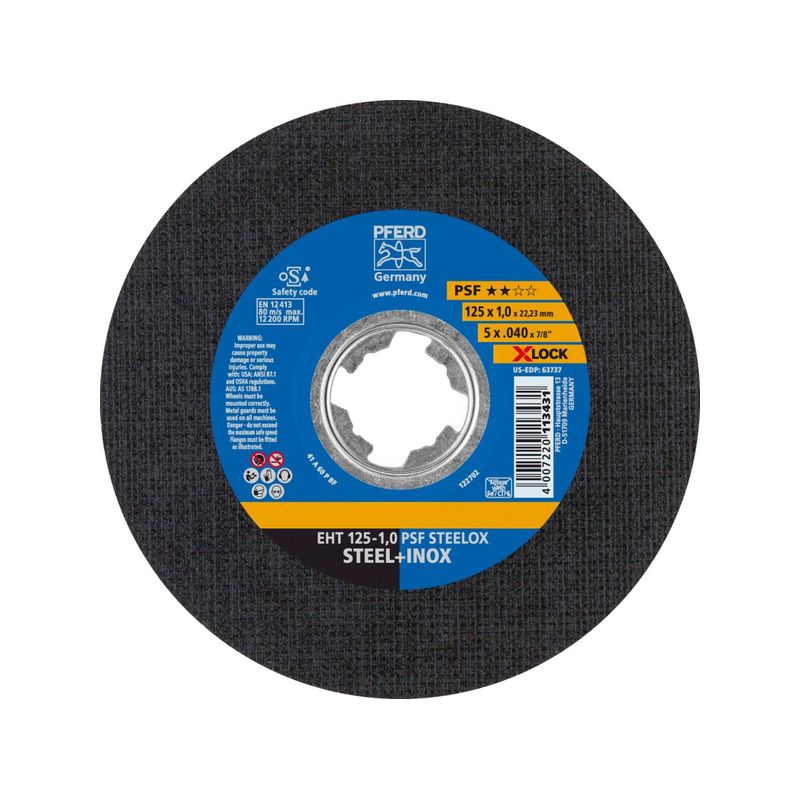 Disco de corte PSF X-LOCKSTEELOX 115x1,6mmPferd
