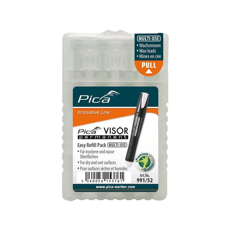Juego de minas para Rotulador permanenteVISORindustrial blanco Pica