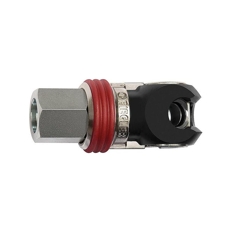 Acoplamiento de seguridadgiratorio acero pasonominal 7,2mm roscahembra G1/4" RIEGLER