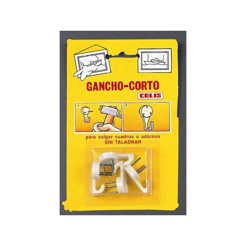 CUELGA FACIL GANCHO CORTO.                   