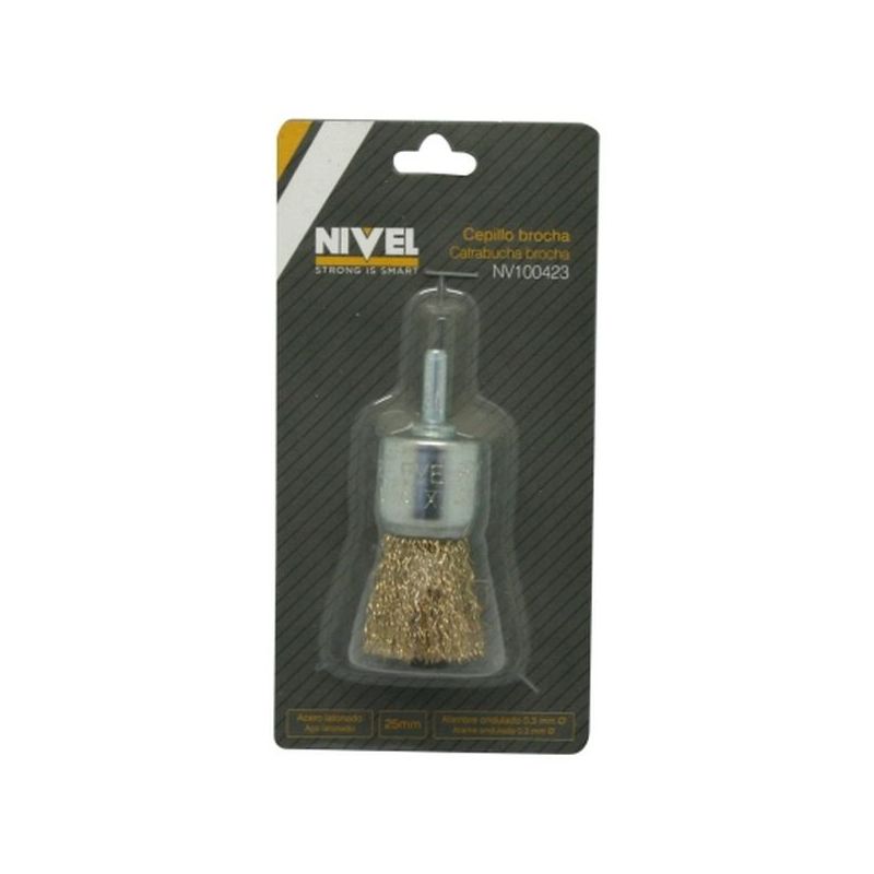 CEPILLO IND BROCHA TALADRO 025X0,3 MM MET NIVEL
