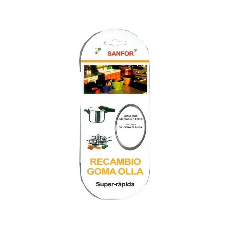 GOMA OLLA PRES 22CM S/RAPIDA SILIC BL FAGOR SANFOR