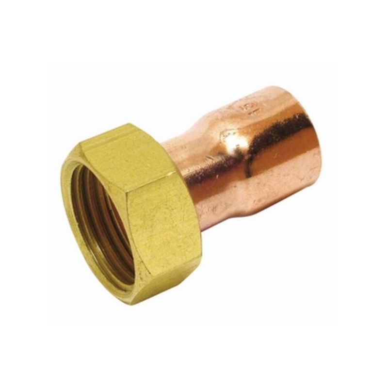 RACOR FONTAN LOCO H 22 X 1/2" RECTO COBRE SUDO