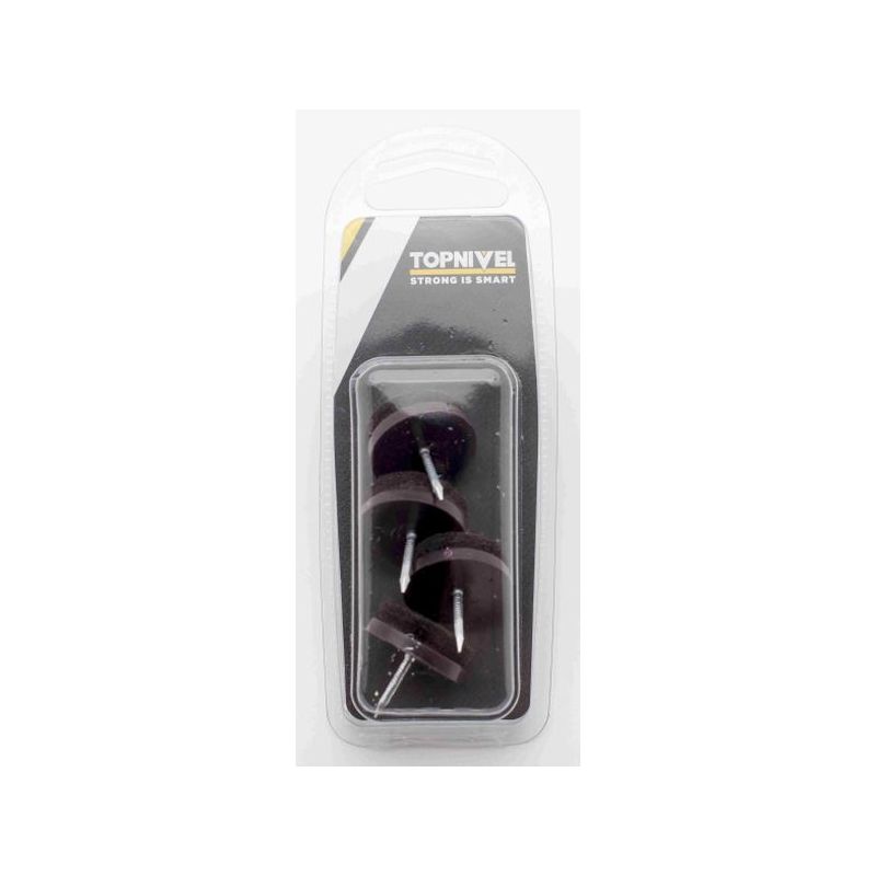PATIN DESLIZADOR MUEBLES 25MM FIELTRO MARR NIVEL 4 PZ
