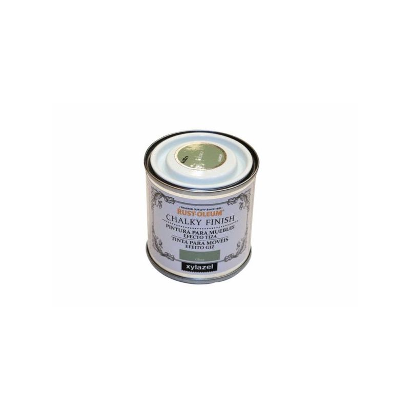 PINTURA AL AGUA PARA MUEBLES CHALKY EFECTO TIZA OLIVA RUST-O