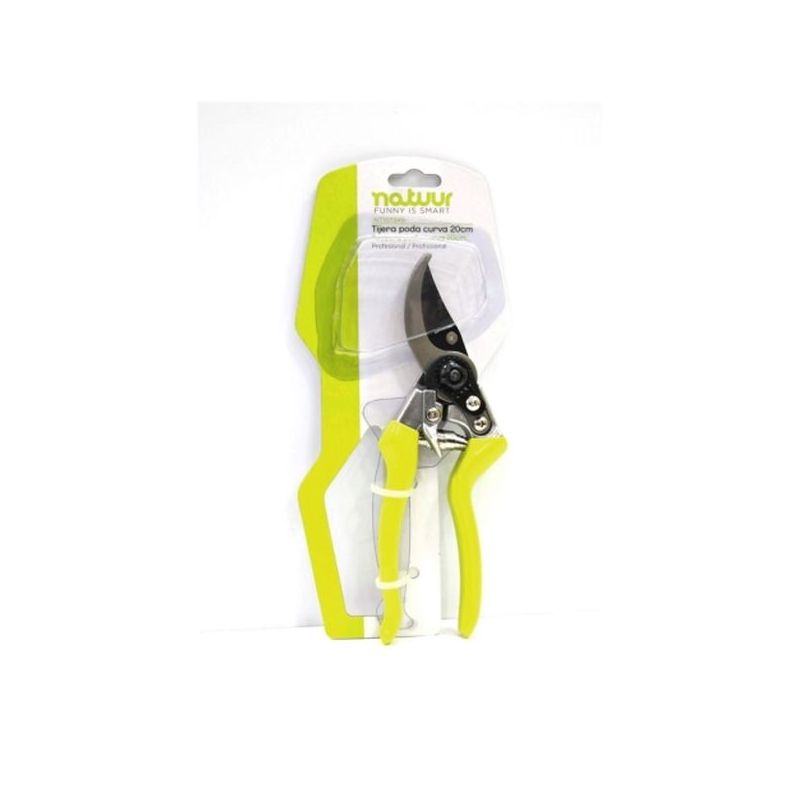 TIJERA PODAR 20CM 1 MANO NATUUR AC MANGO ACERO CV USO PROFES