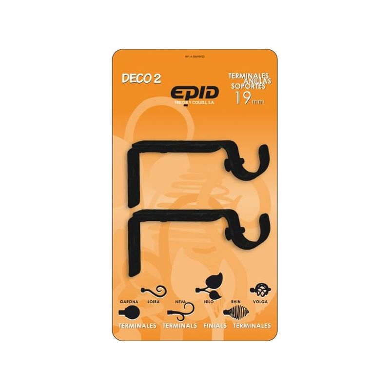 SOPORTE BARRA CORT 19MM EXTEN EPID MET NE DECO 2 420149062 2