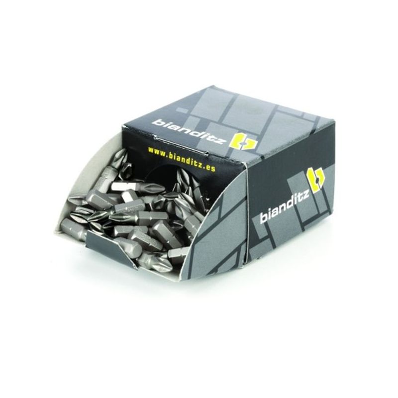 PUNTA ATORN PZ2 1/4""-25MM EXTRA DURA BIANDITZ