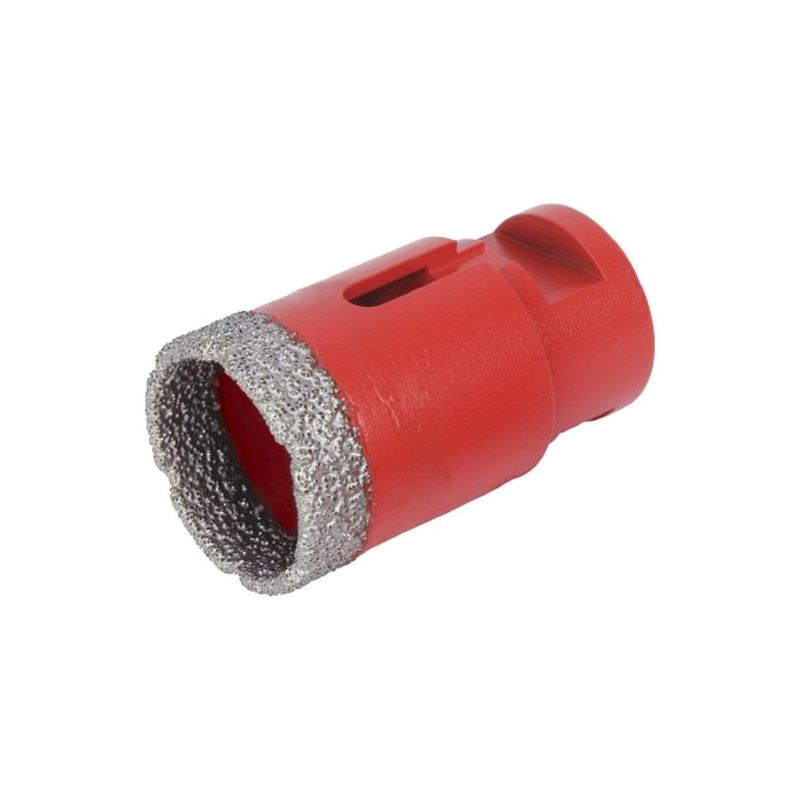 CORONA PERFOR. PORCELAN. CORTE SECO Ø 35MM DIAM M14 RUBI