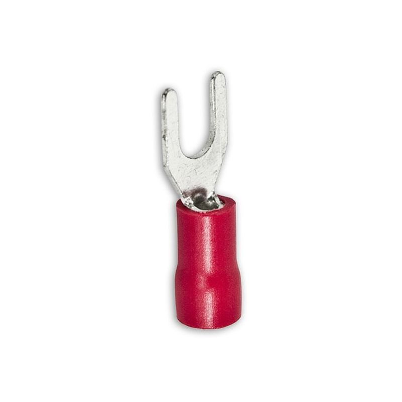 TERMINAL ELEC 1,5MM FASTON HORQUILLA RO HEPOLUZ 10 PZ