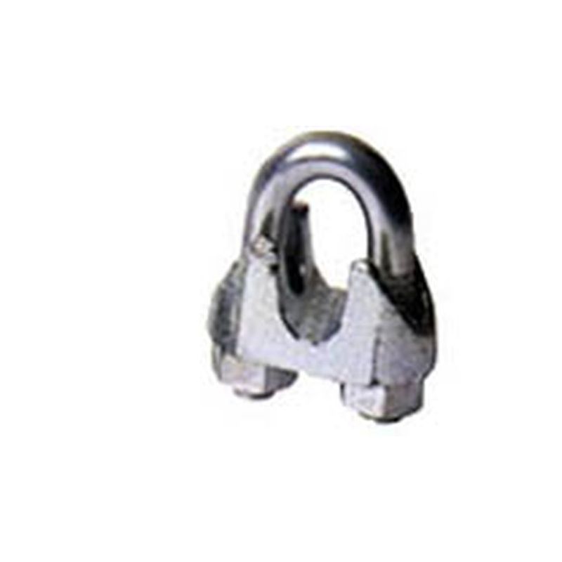 SUJETACABLE SUJ 741 3/8"Ø10 ACERO GALV GARRA 15 PZ