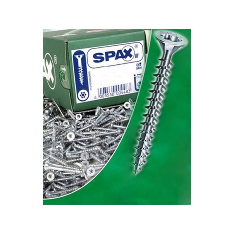 TORNILLO R/MAD. 04X020MM GALV SPAX 1.000 PZ