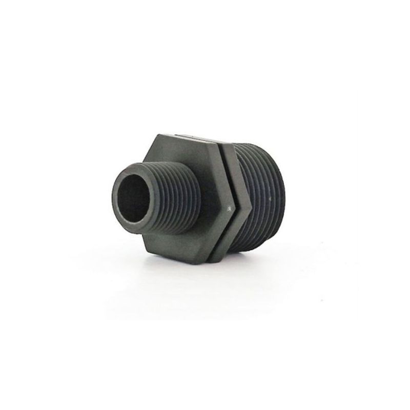MANGUITO RIEGO RED. 1-3/4" ROSC FIT MACHO PP NATUUR