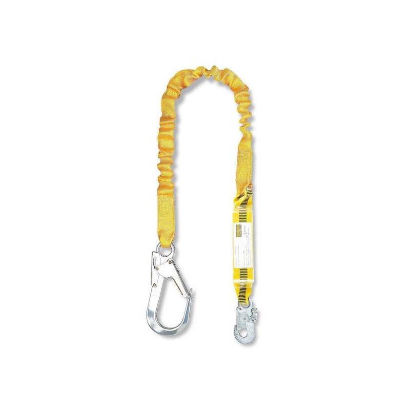 ABSORBEDOR SEG 1,50MT ELASTICO MOSQUETON GANCHO STEEL FLEX S