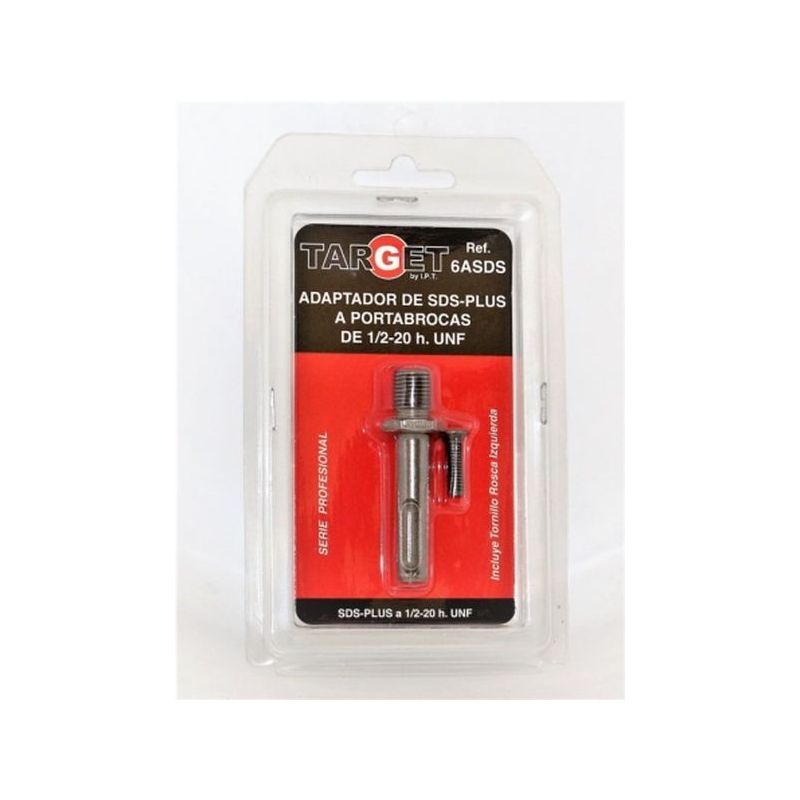 ADAPTADOR PORTABROCAS 1/2-20H A SDS PLUS TARGET