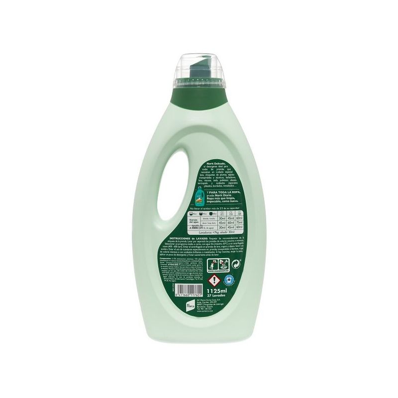 DETERGENTE LIMP LIQ DELICADO MAQ. 37 LAV. NORIT 1.125 ML