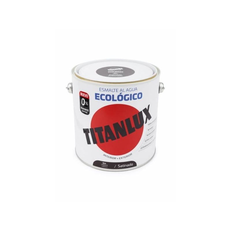 ESMALTE ACRIL SAT. 2,5 LT TABA AL AGUA ECOLOGICO TITANLUX