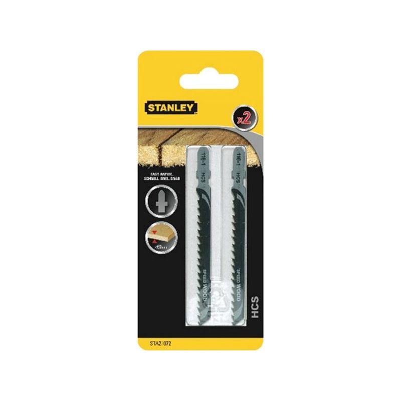 HOJA SIERRA CALAR MAD/AGLO L75MM VAST."T" C/RECTO STANLEY 2
