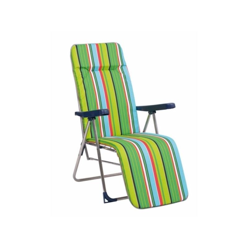 SILLA JARD PLEG ALCO ALU 5 POS. CON BRAZOS 244AL-1501