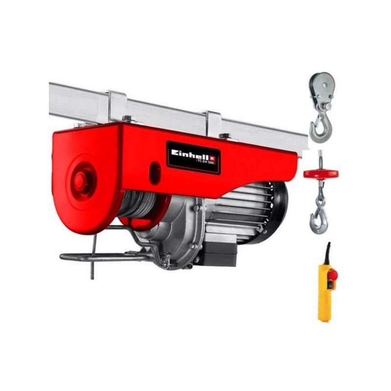 POLIPASTO ELECT 1000W 250-500KG 11,5MT TC-EH 500 EINHELL