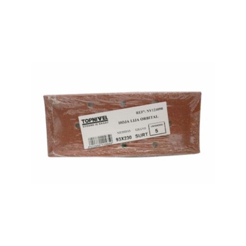 HOJA LIJA NIVEL ORBITAL PERFOR. 093x230MM 2X120GR+2X80GR+1X4
