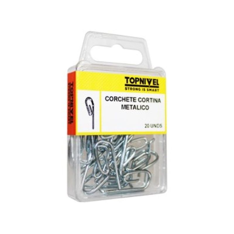 CORCHETE CORTINA NIVEL 20 PZ