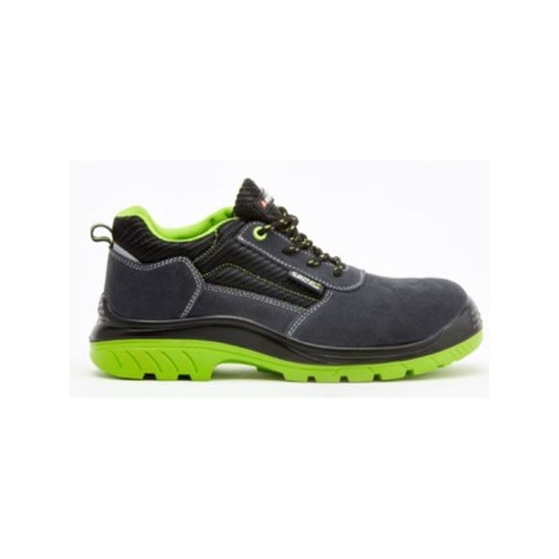 ZAPATO SEG T45 S1P BELLOTA SERRAJE NEGRA/VERDE COMP+ PU/PL N