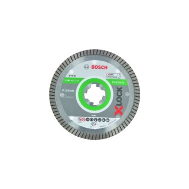DISCO CORTE PORCELAN. Ø 125MM H 07MM X-LOCK TURBO DIAM CERAM