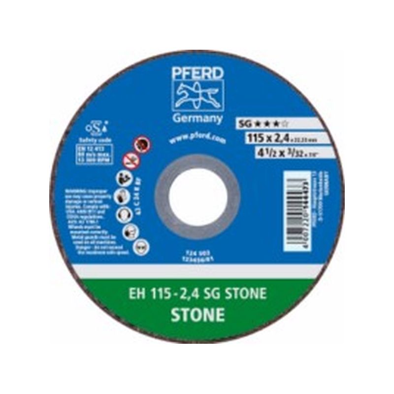 DISCO CORTE PIEDRA 115X2,4MM SA-EH 115-2,4 SG STONE PFERD