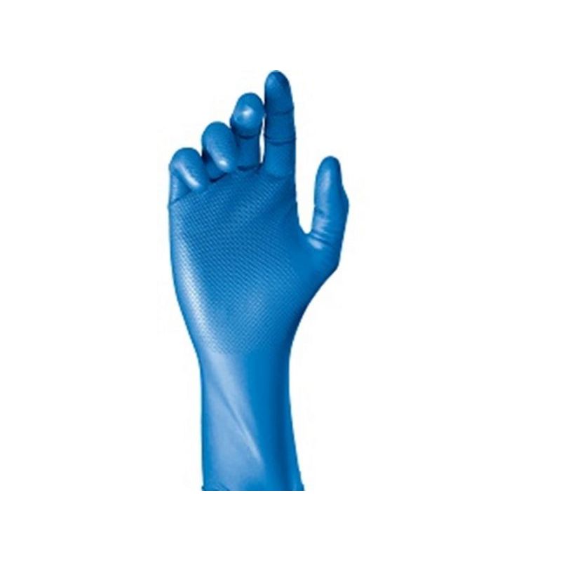 GUANTE DESECHABLE XL10 ESCAMADO GRIPAZZ NITR. AZ 580 BL/10