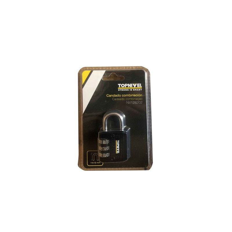 CANDADO SEG 60X32X13MM COMBINACION PROGRAMABLE NE NIVEL 0