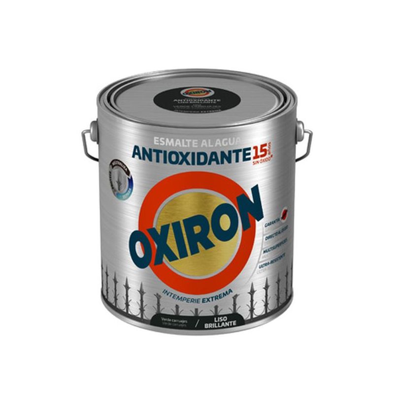 ESMALTE ANTIOXI. BRI. 2,5 LT VER/CAR EXT. LISO TITAN OXIRON