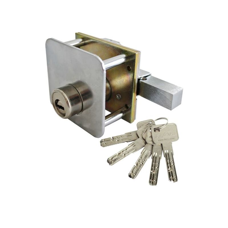 CERROJO TRASTERO 80MM CROM ALTA SEG. SOBREP LINCE