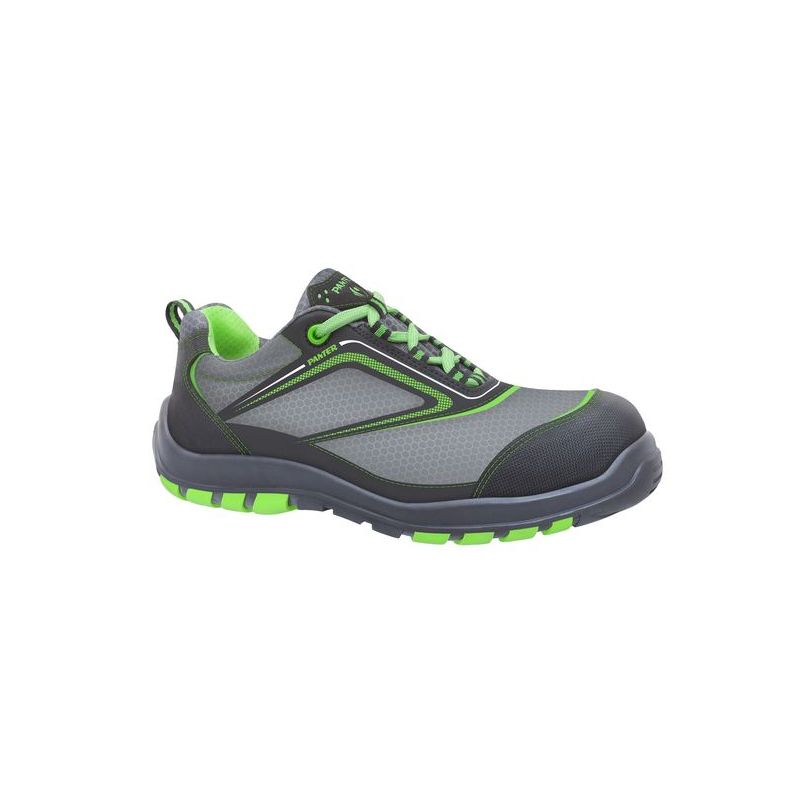 ZAPATO SEG 41 S3 PU-TPU PUN.PLAS NAIROBI TEJIDO TEC GR/VER P
