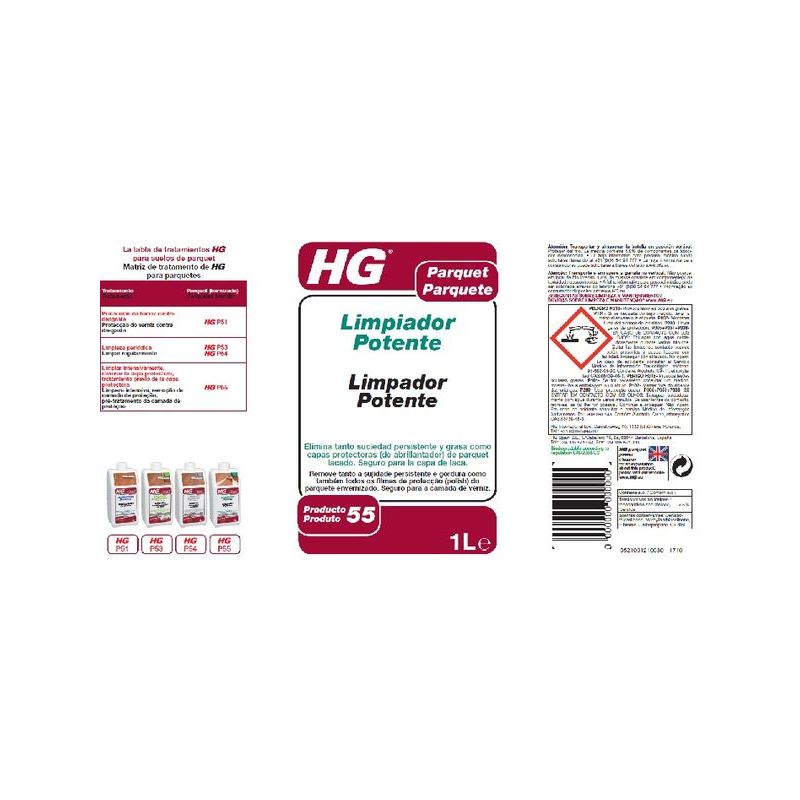 LIMPIADOR MAD PARQUET PROF. HG 1 LT