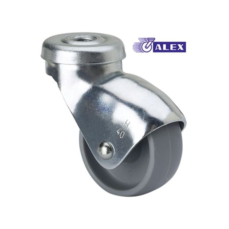 RUEDA GIR 030MM 3-0019 AG/PAS 015KG.LISO PP GR H BP ALEX