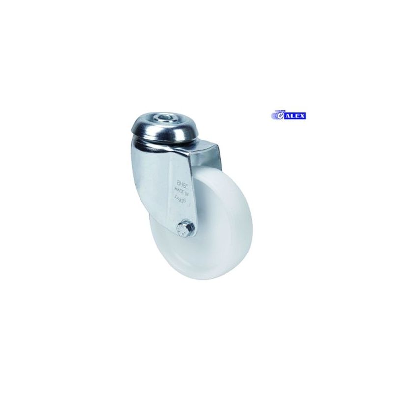RUEDA GIR 060MM 1-0174 AG/PAS 050KG.LISO POL BL BH BP ALEX