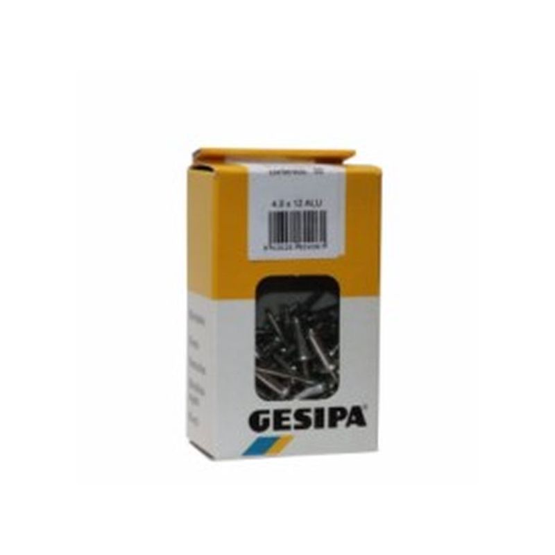 REMACHE FIJ ESTAND. 4X12MM ALU ALUM MINIPACK GESIPA 50 PZ