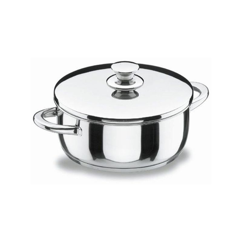 CACEROLA 18CM C/TAPA F/DIFUSOR IND INOX VITROCOR LACOR