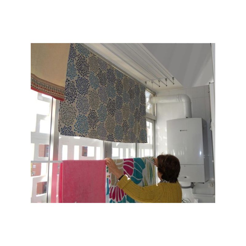 TENDEDERO TECHO 100CM AC BL SUBE-BAJA EFEGETE