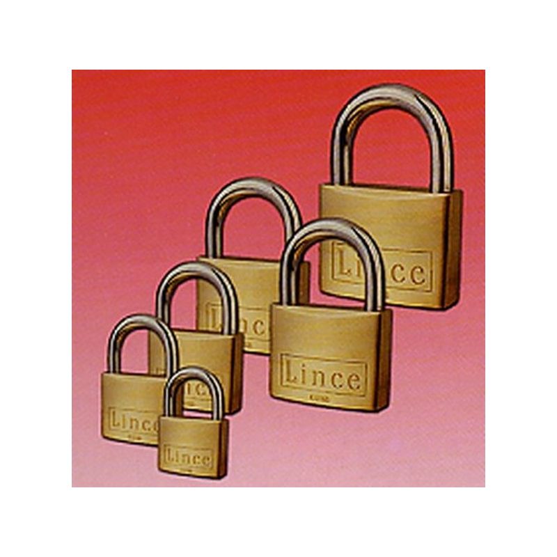 CANDADO SEG 30MM ARCO CORTO LLAVE N§ 3380 LAT LINCE