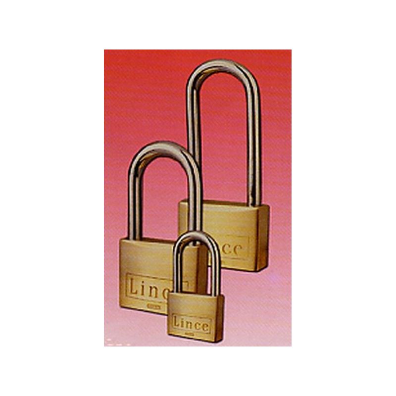 CANDADO SEG 50MM ARCO LARGO LLAVE N§ 3389 LAT LINCE