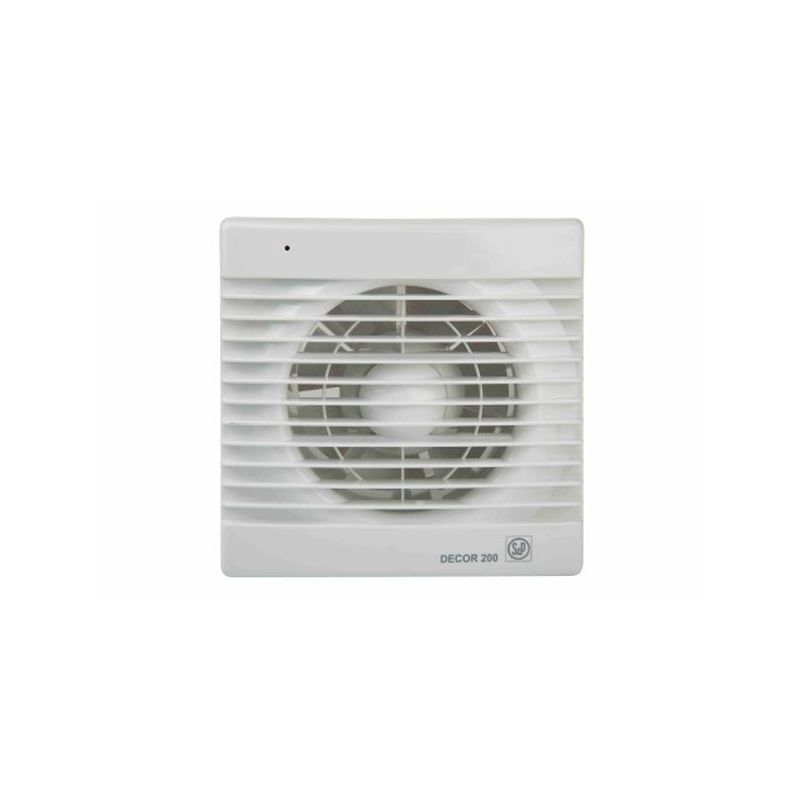 EXTRACTOR BAÑO AXIAL 185M3/H EXTRAPL. C/A BL DECOR 200-C S&amp;P