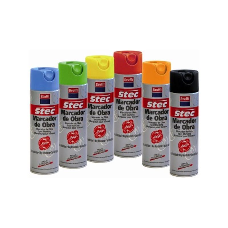 MARCADOR PINT PERMAN. 500 ML AMA AL.VIS. STEC SPRAY KRAFFT