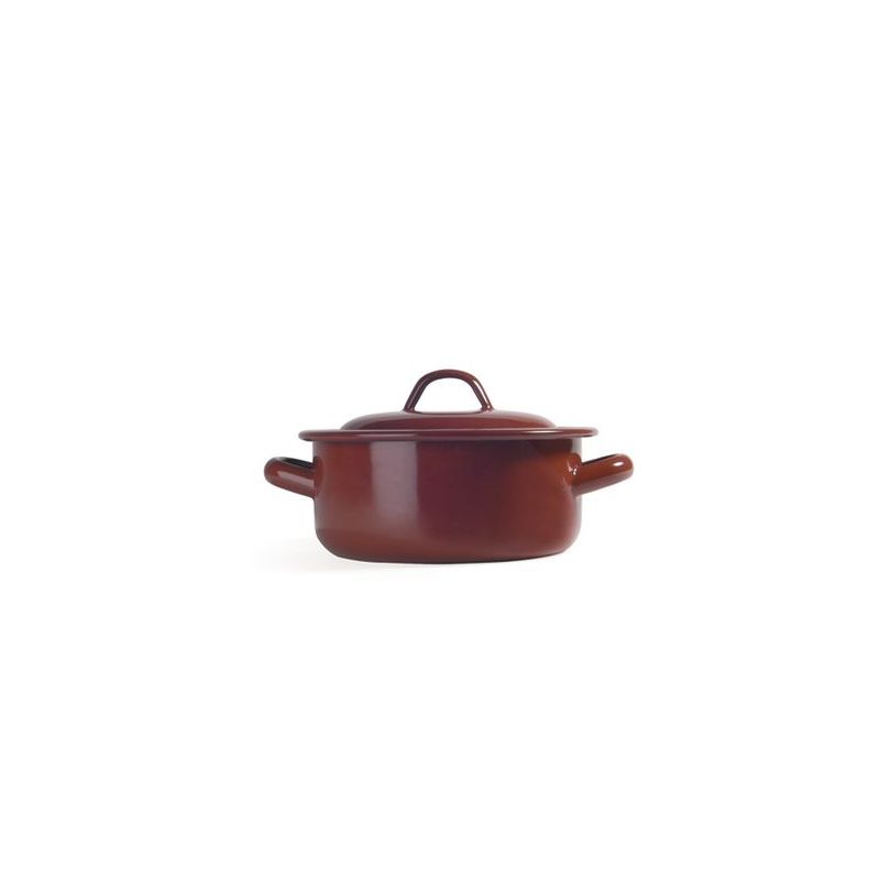 CACEROLA 34CM C/TAPA IND A/ESM TEJA ESTRELLA